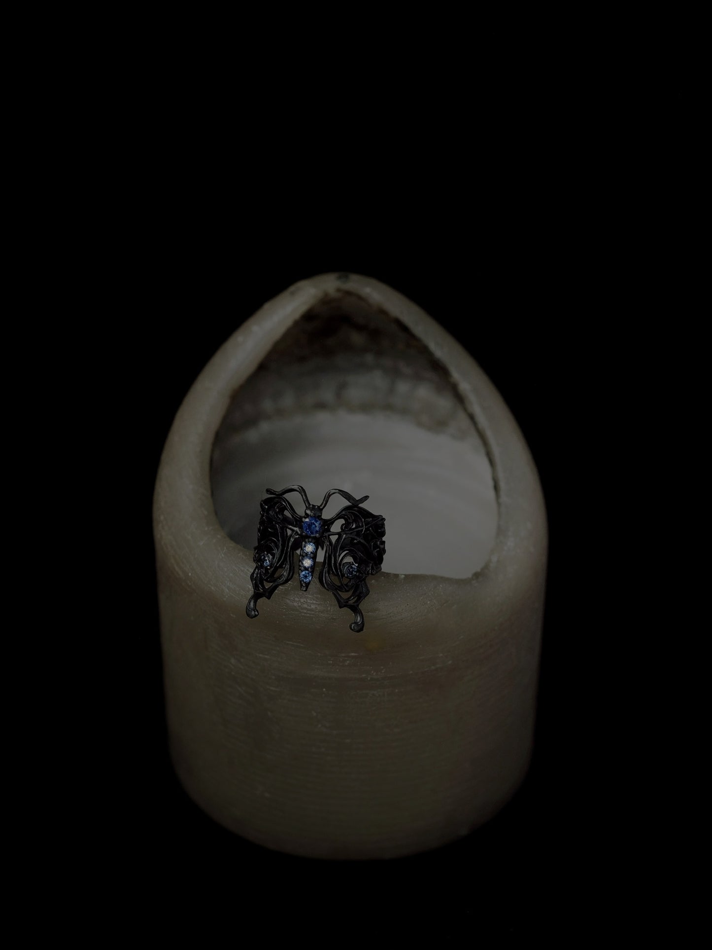 Fireflies—Sphenoid Totem Ring 925 Silver