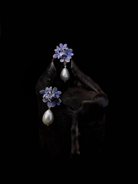 Fireflies — Endless Summer Flower Versatile Cluster Pearl Earrings