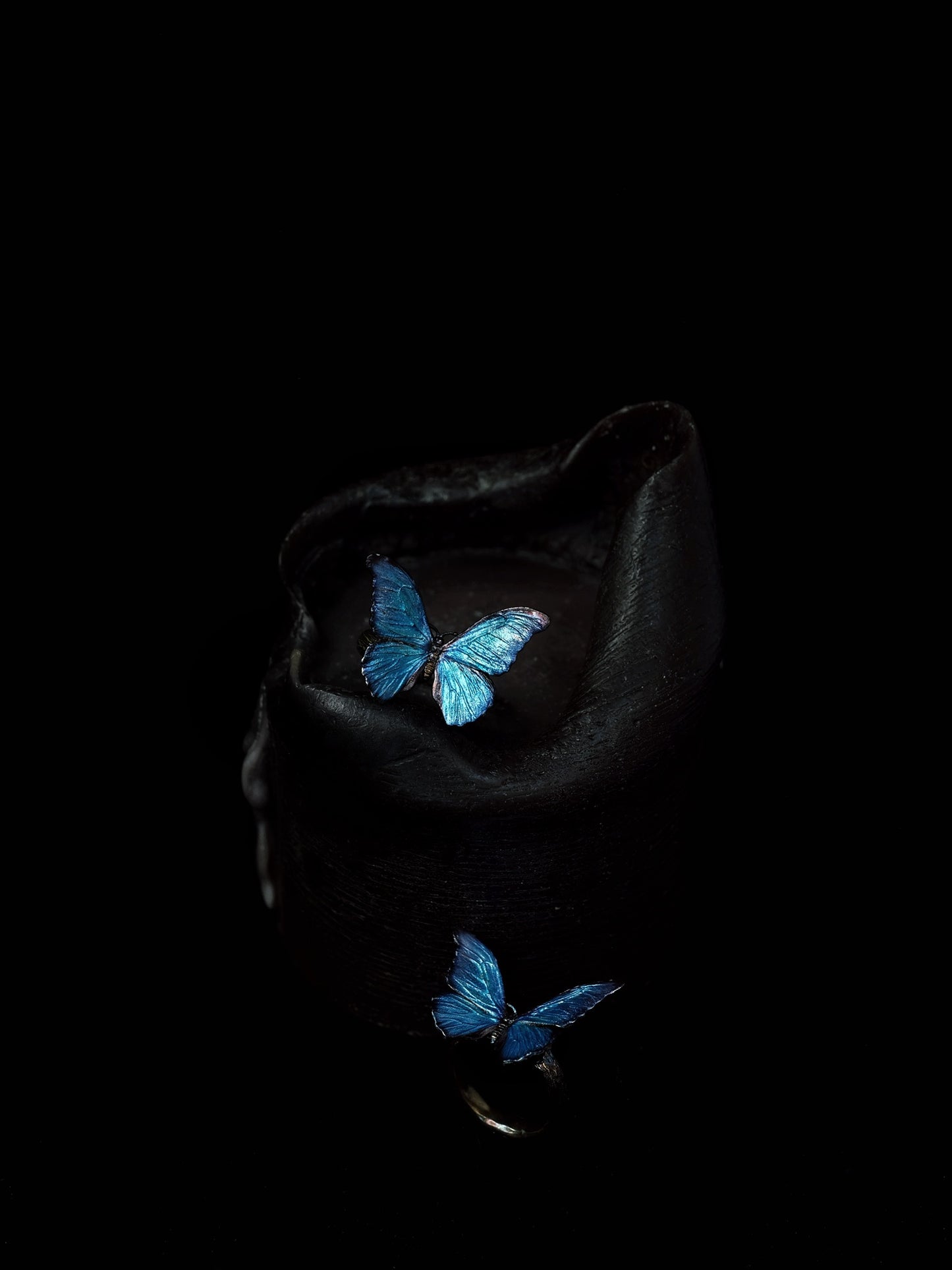 Fireflies—Butterfly Ring 925 Silver