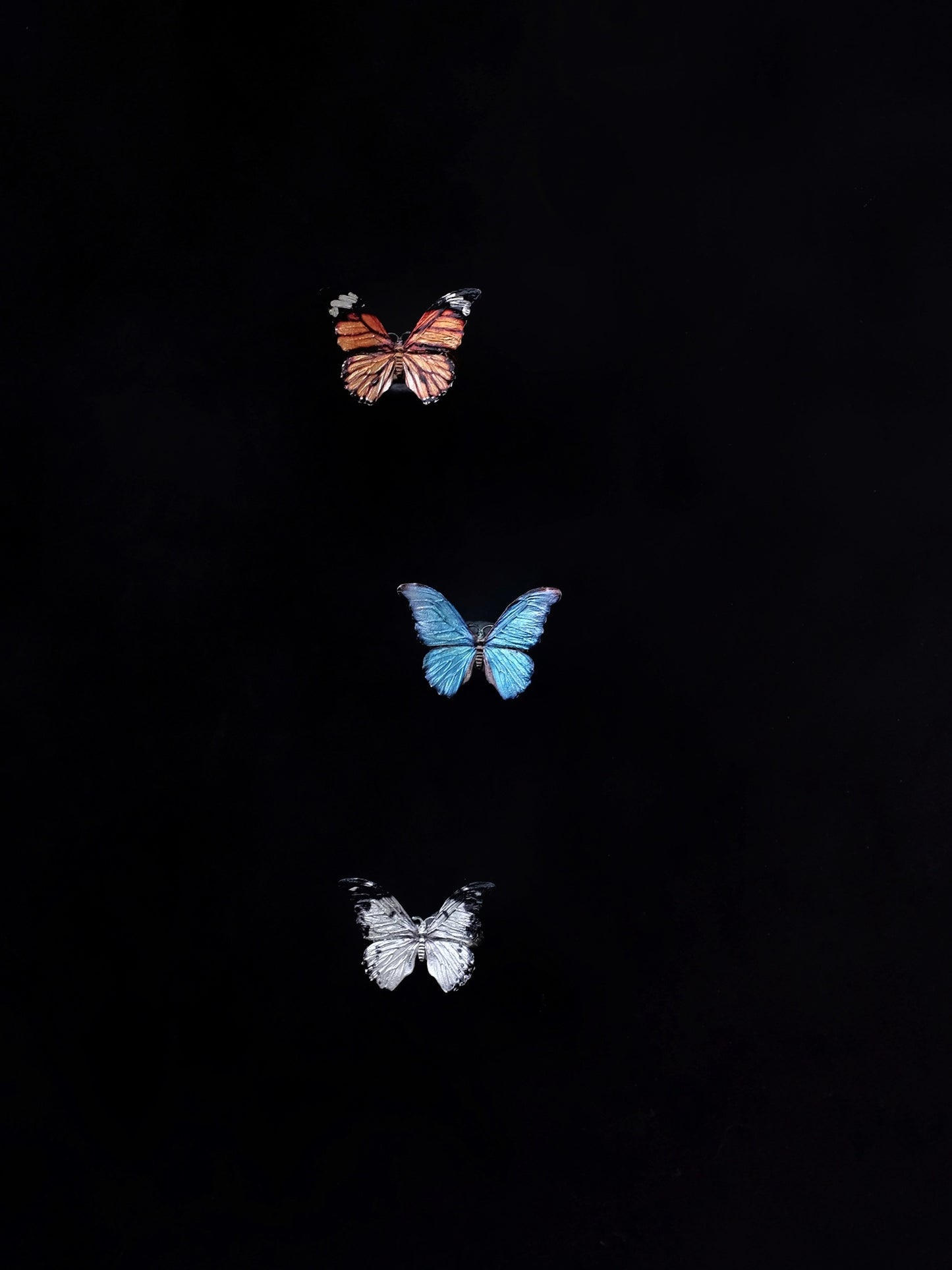 Fireflies—Butterfly Ring 925 Silver