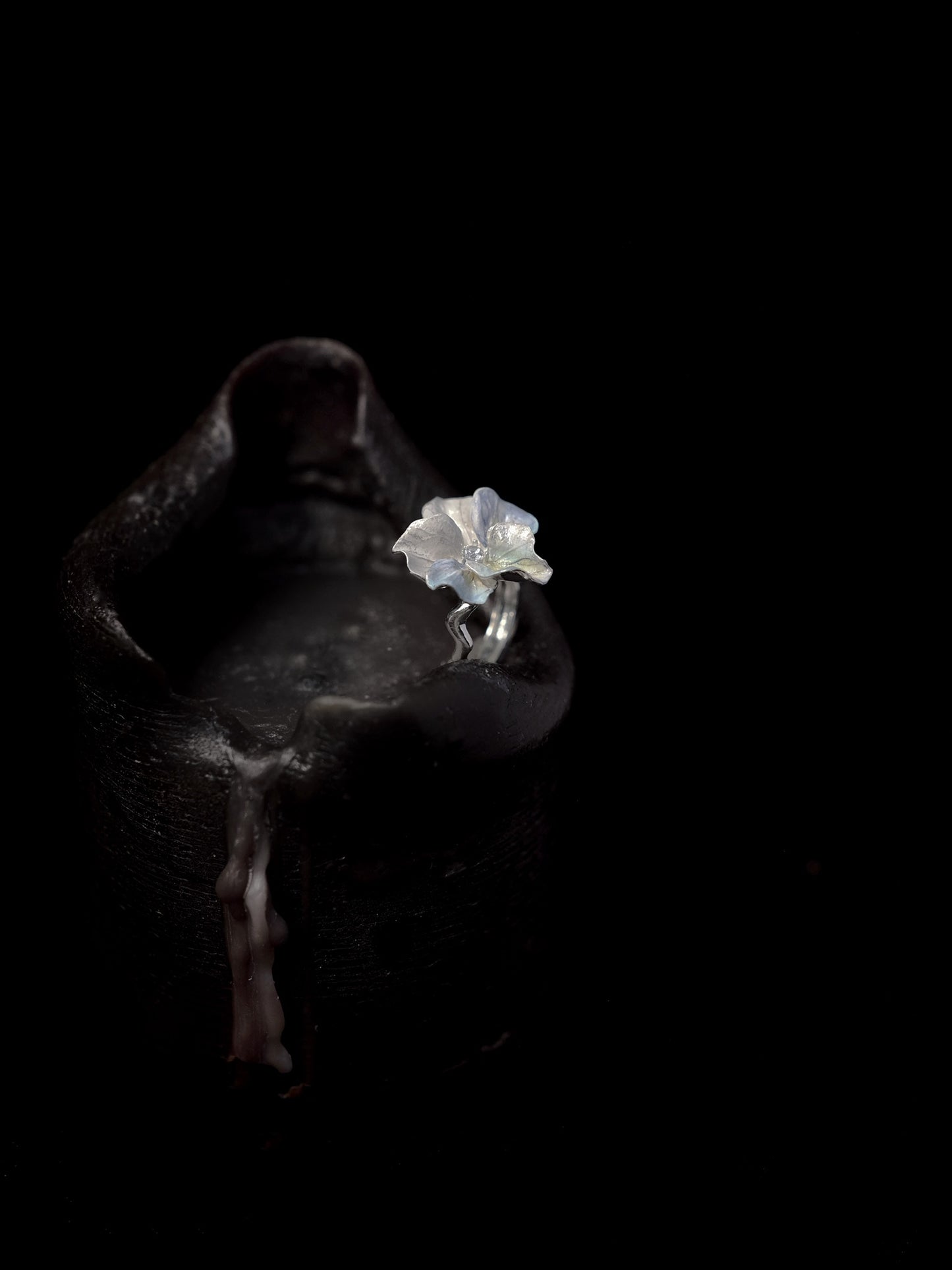 Fireflies — Viola Flower Ring