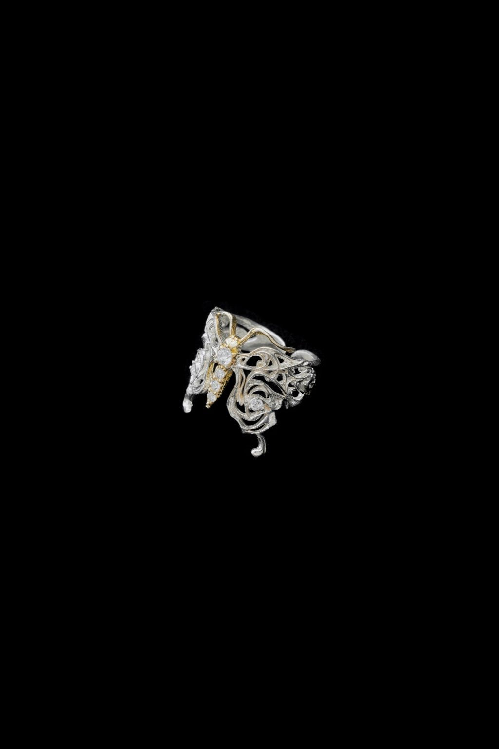Fireflies—Sphenoid Totem Ring 925 Silver